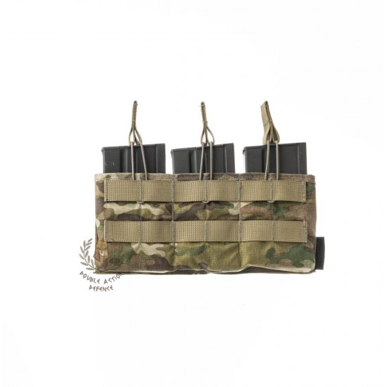 ΤΡΙΠΛΗ ΘΗΚΗ ΓΕΜΙΣΤΗΡΩΝ G3 MOLLE  ΑΝΟΙΧΤΗ MULTICAM